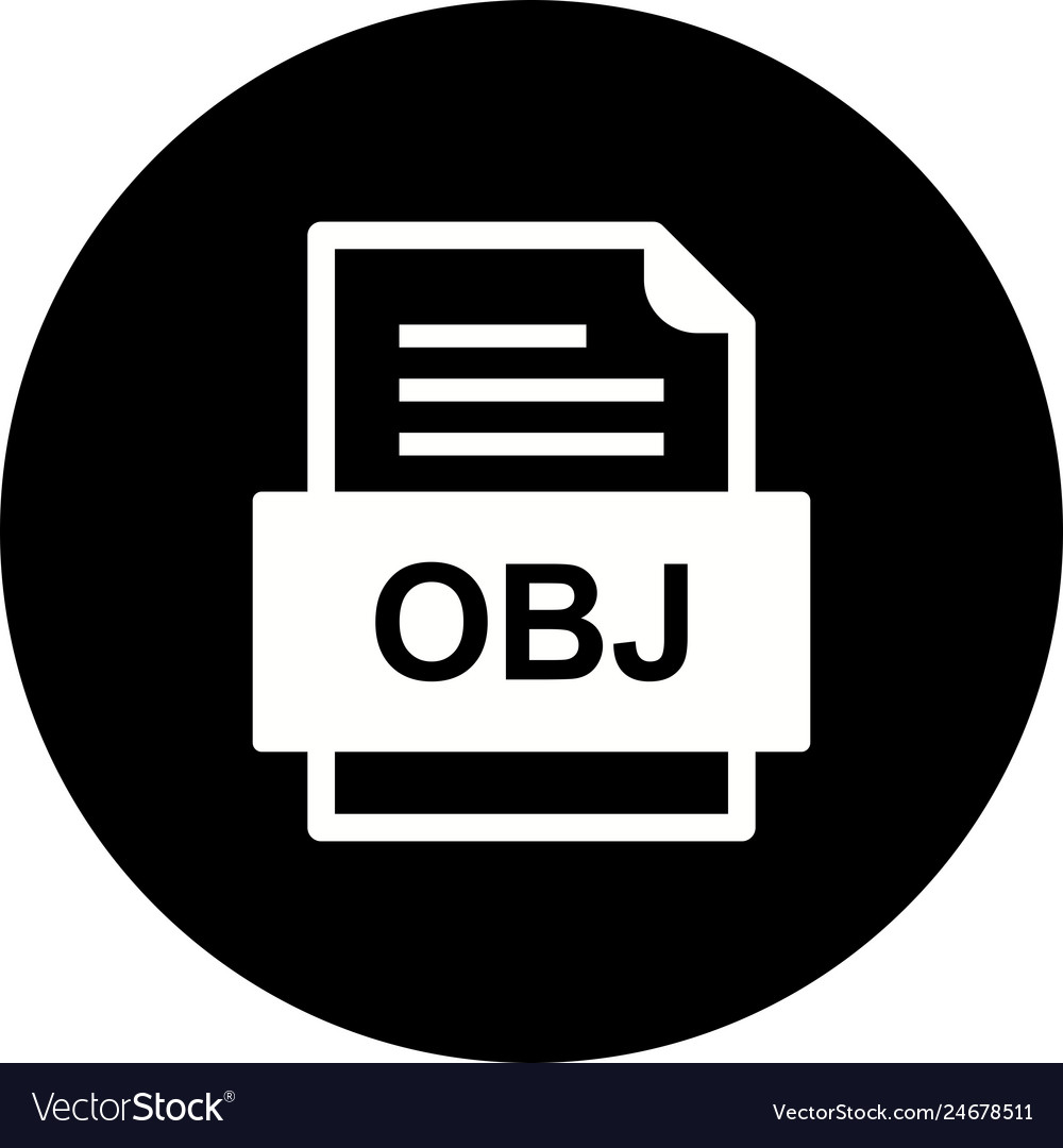 Obj file document icon