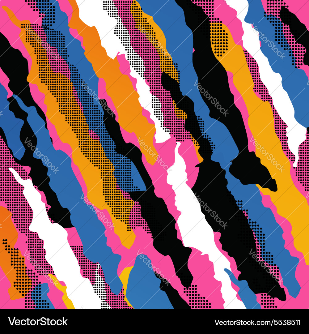 Retro 80s seamless pattern background Royalty Free Vector