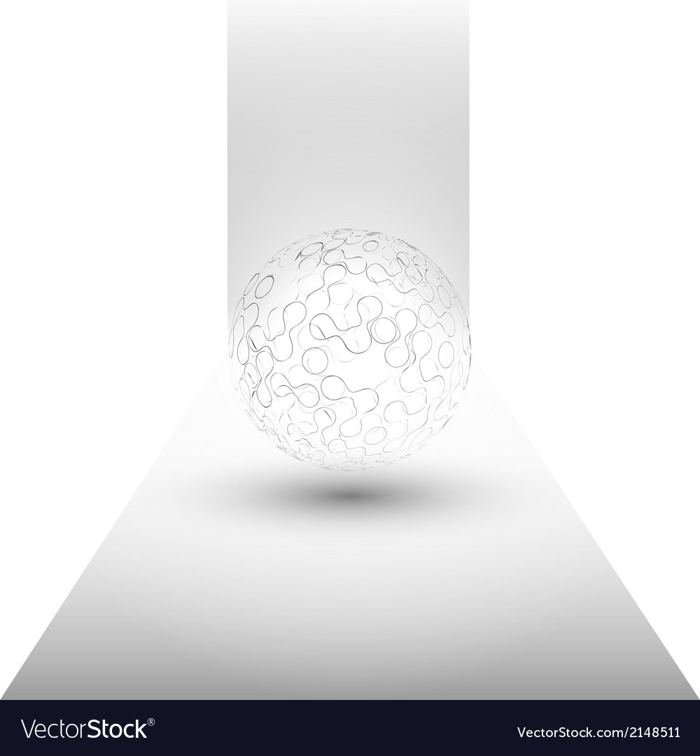 Transparent sphere background