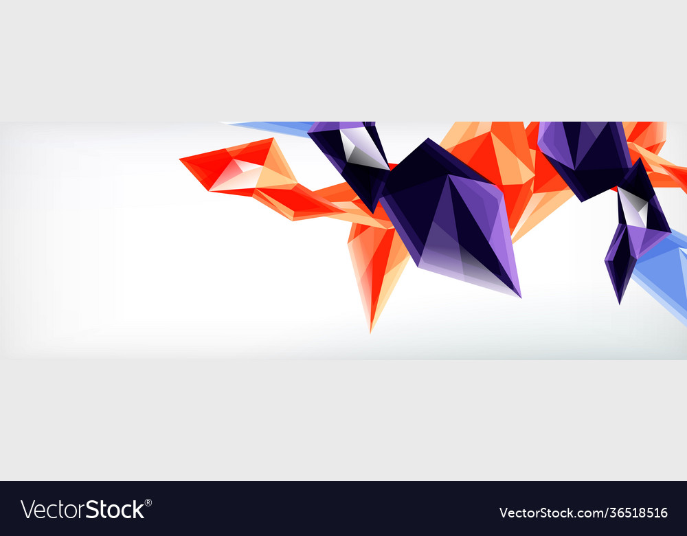 3d triangles and pyramids abstract vector image 3d triangles and pyramids abstract