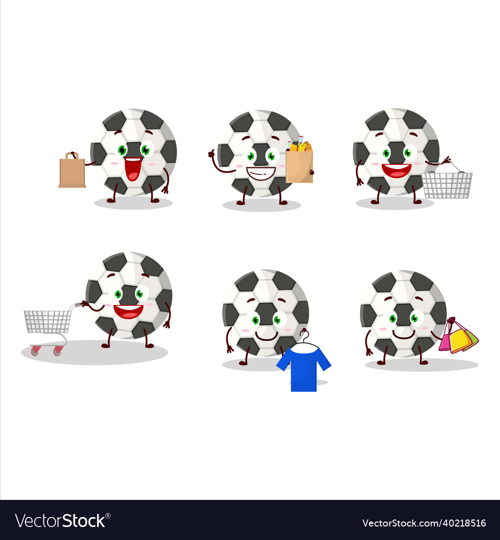 Ein reicher Fußball-Ball Maskottchen-Design-Stil gehen