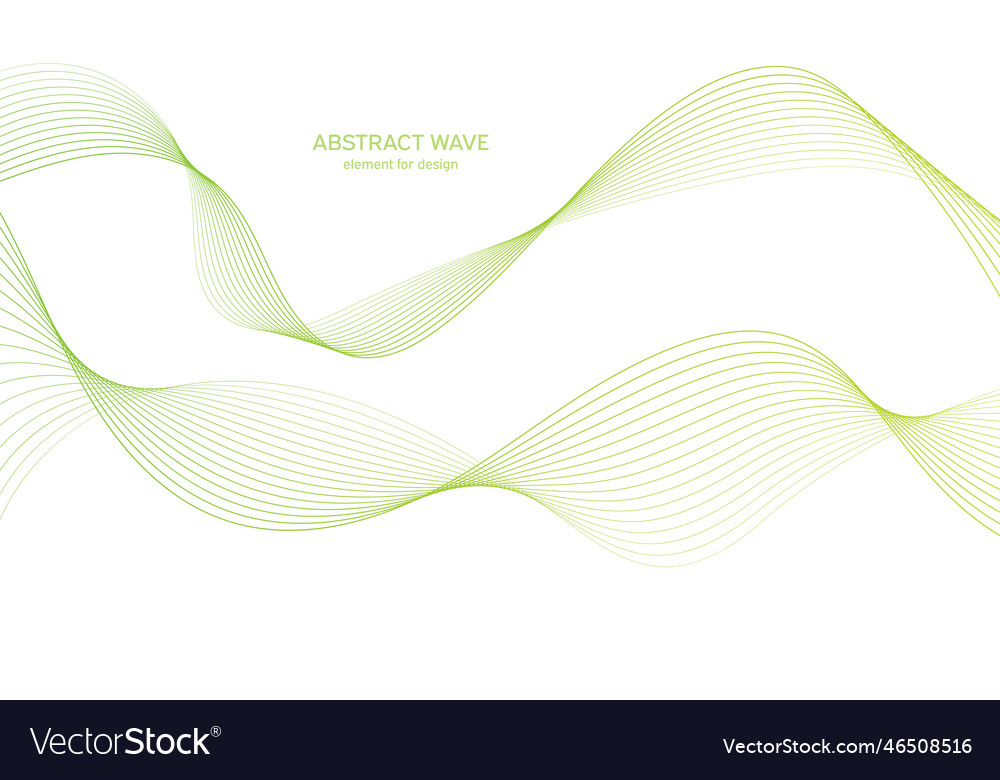 Abstract colorful wave element for design digital vector image Abstract colorful wave element for design digital