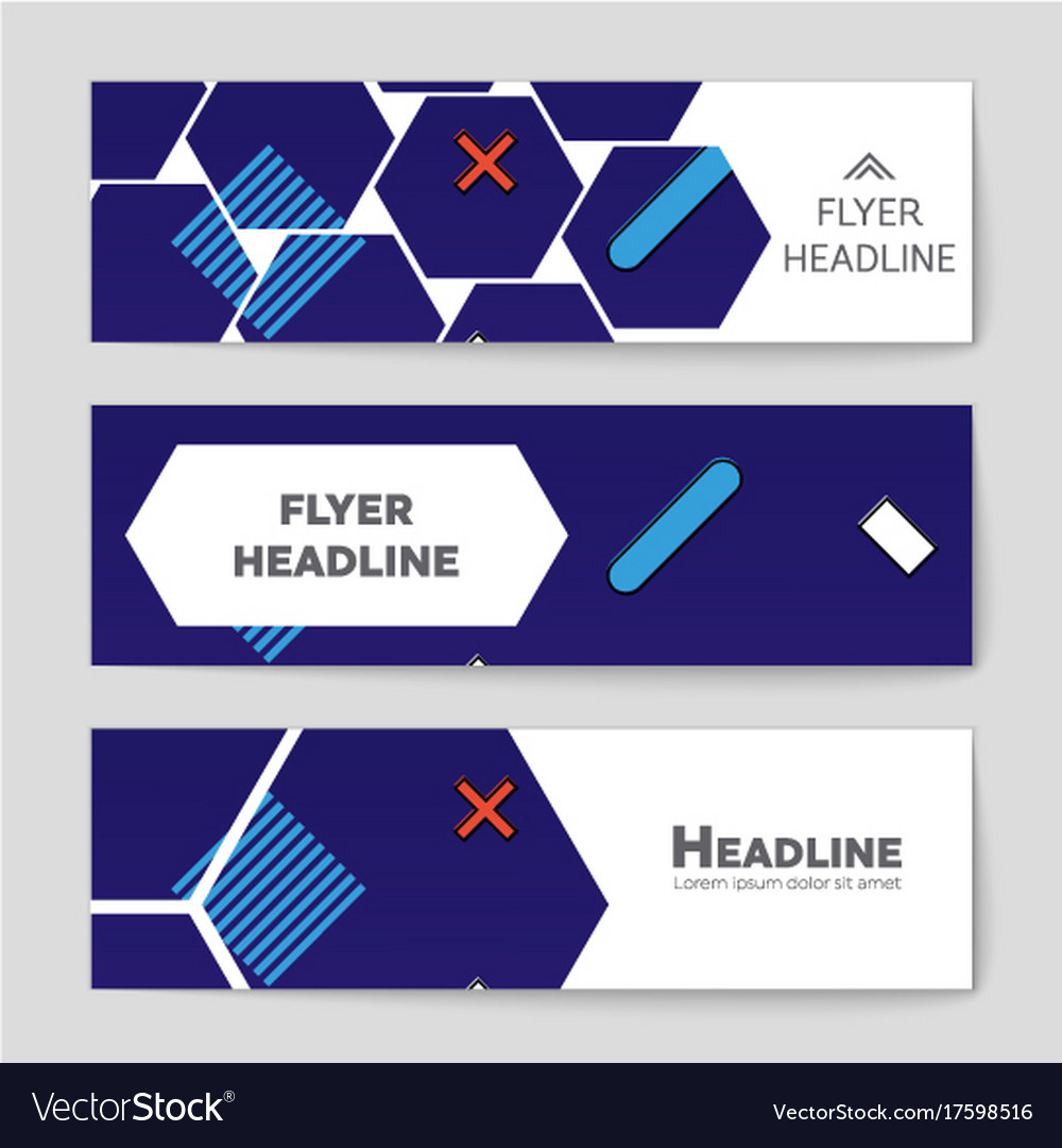 Abstract layout background set for art