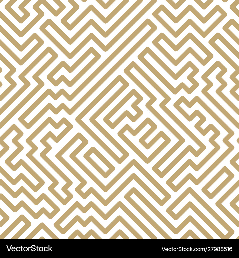 Abstract seamless geometric pattern - striped Vector Image
