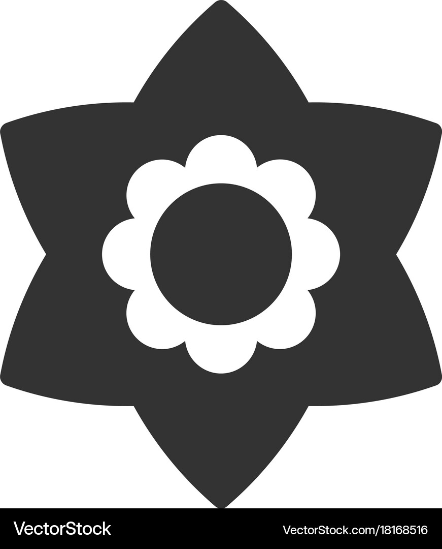 Flower flat icon Royalty Free Vector Image - VectorStock