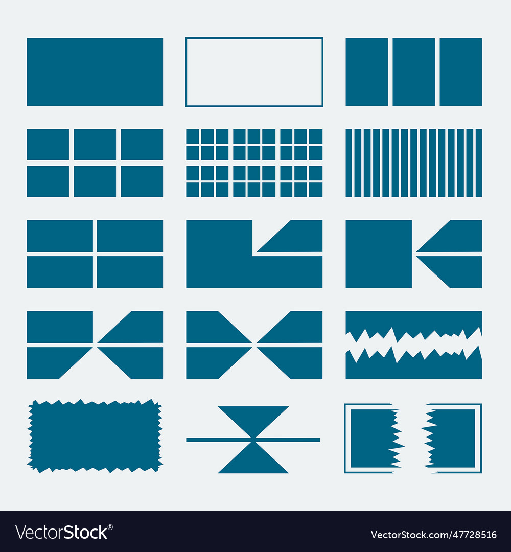 Rectangle set template design