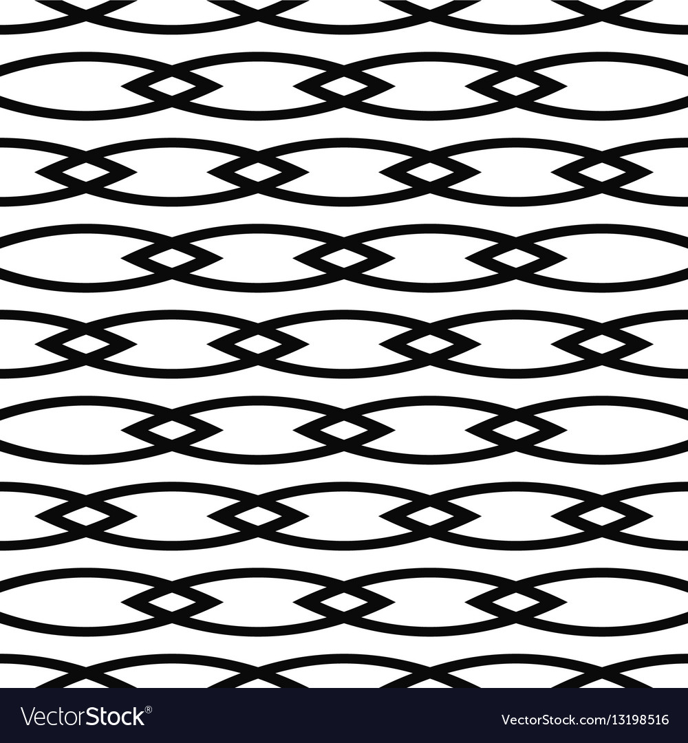Seamless curved shape pattern background