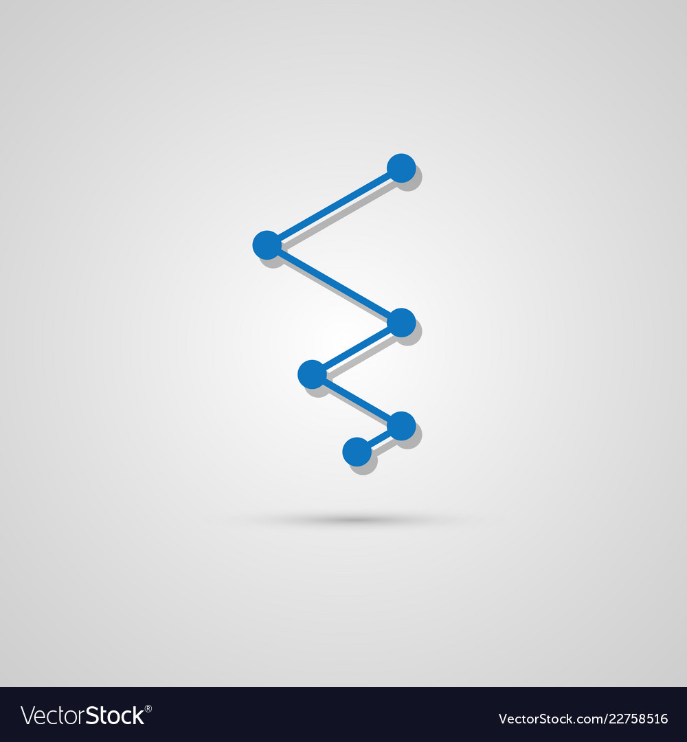 Zigzag Connection Icon