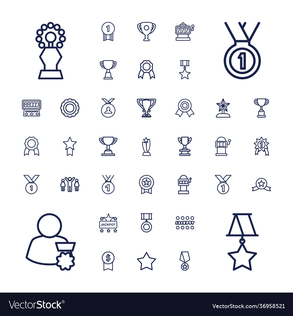 37 prize icons