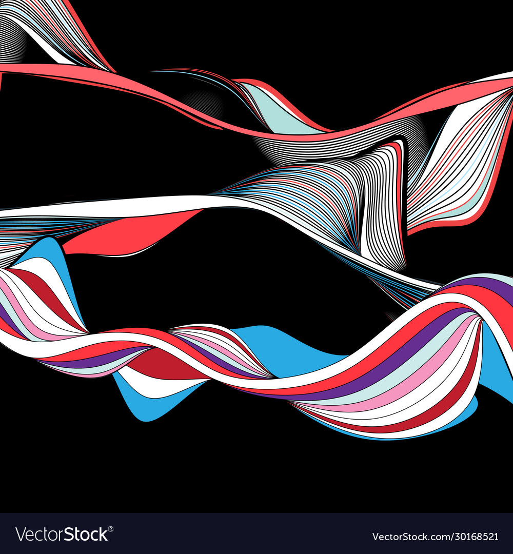 Beautiful background design with different waves