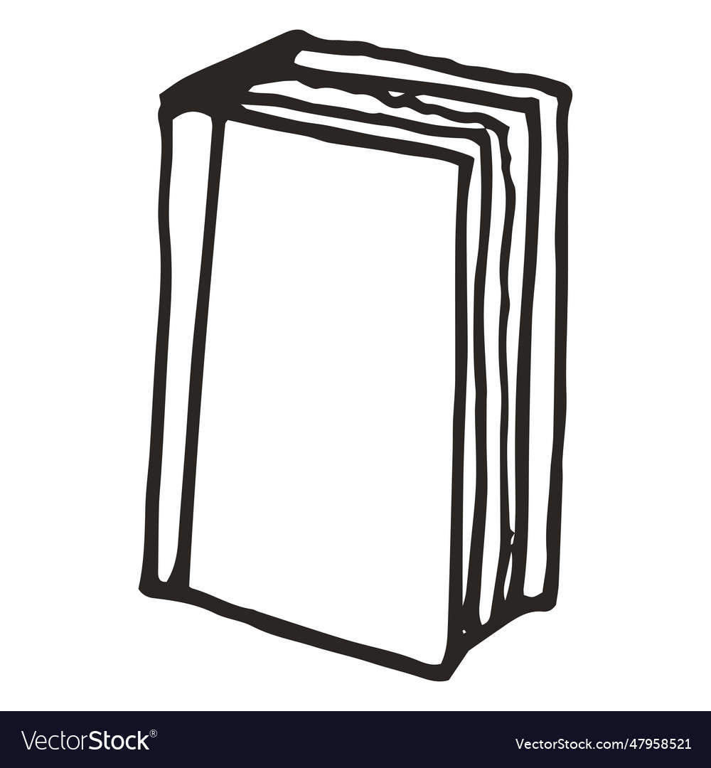Book notebook school Royalty Free Vector Image