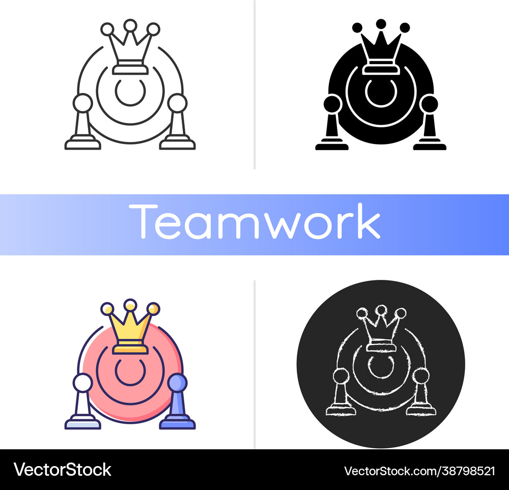 Common strategy icon Royalty Free Vector Image