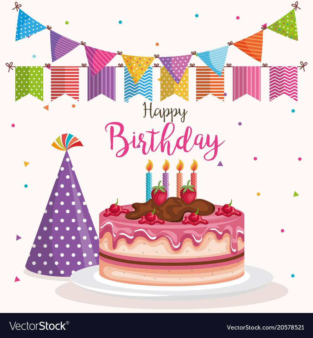 Happy Birthday Celebration Cake