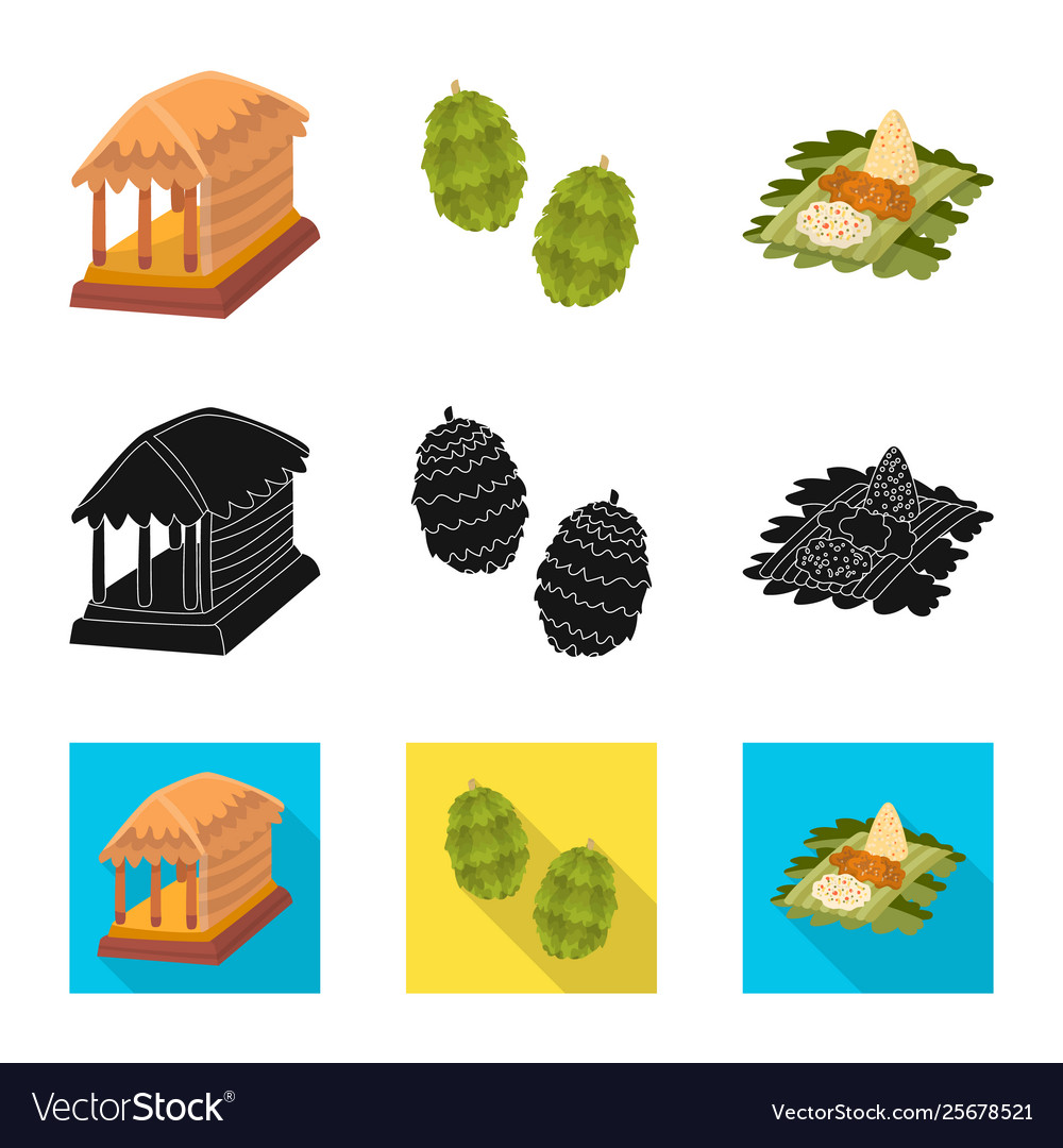 Isolated object and travel icon set