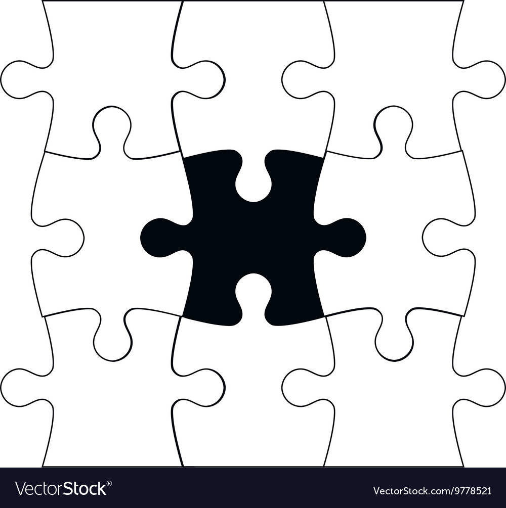 Puzzle pieces icon