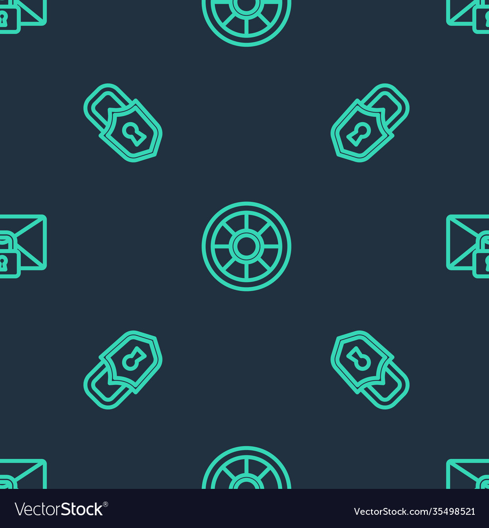 Set line safe lock and mail message password