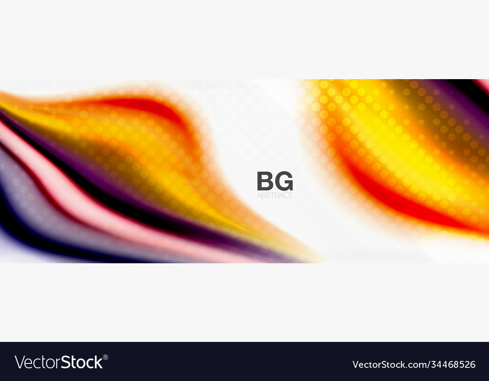 Abstract background smooth flowing lines blurred vector image Abstract background smooth flowing lines blurred