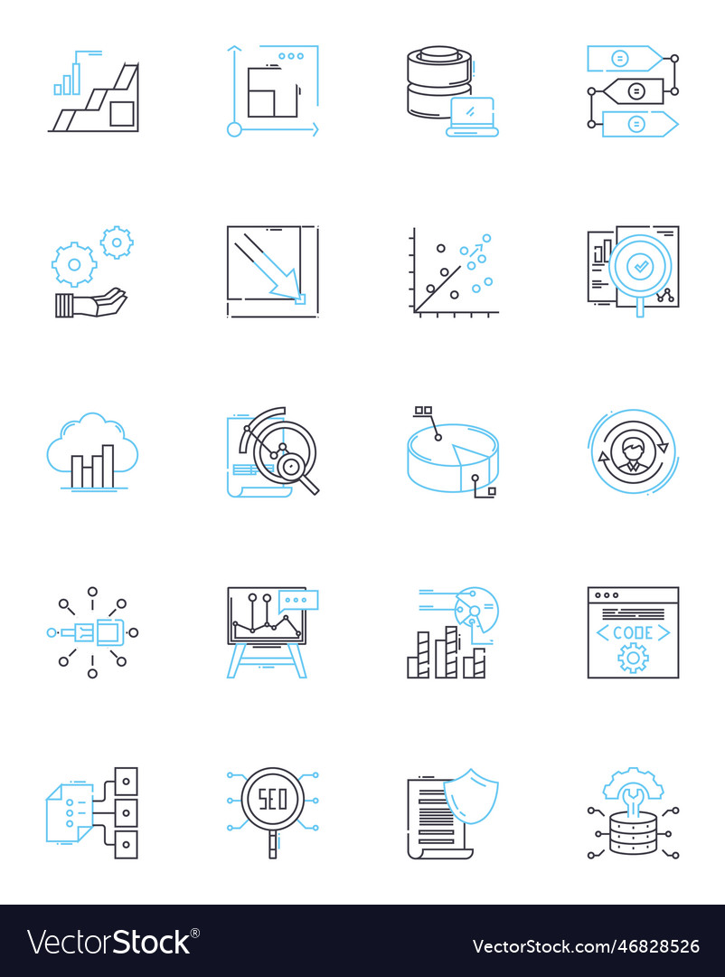 Computing power linear icons set computation