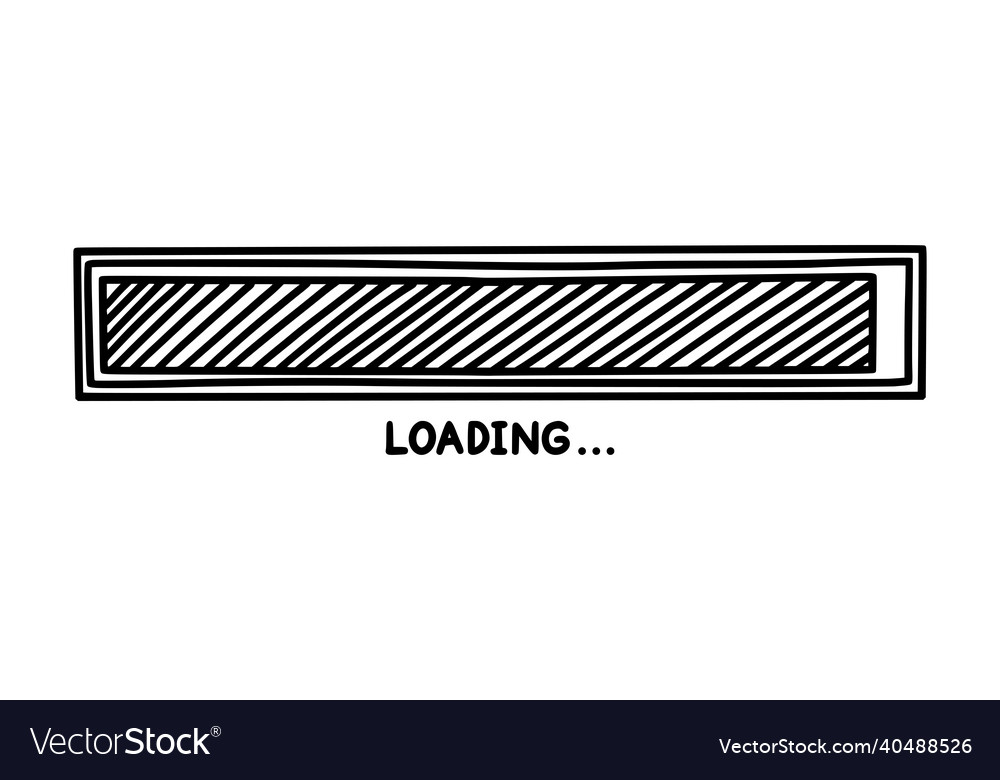 Progress loading bar infographics design element vector image Progress loading bar infographics design element
