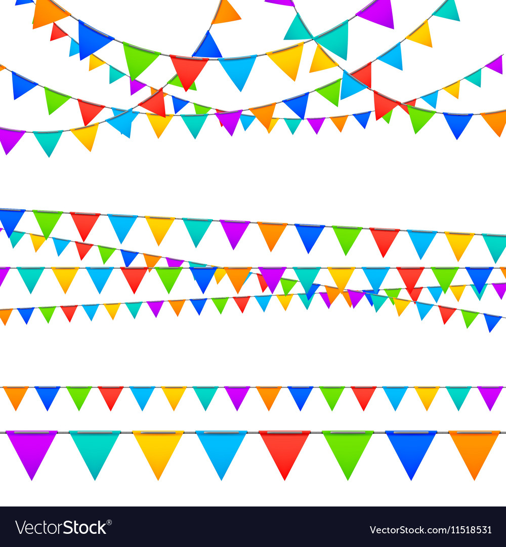 Colorful Paper Garland Decoration