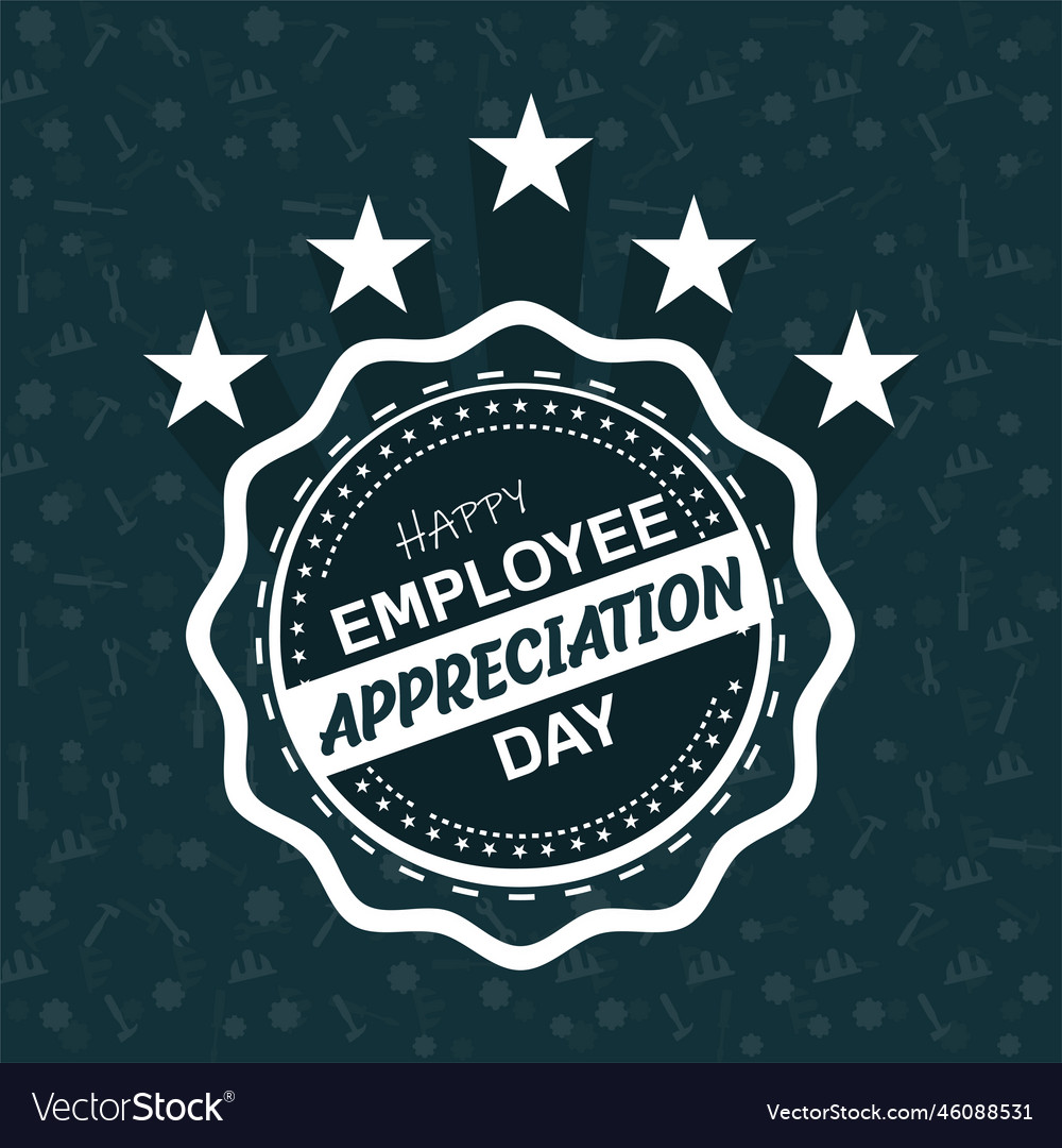 Happy employee appreciation day Royalty Free Vector Image