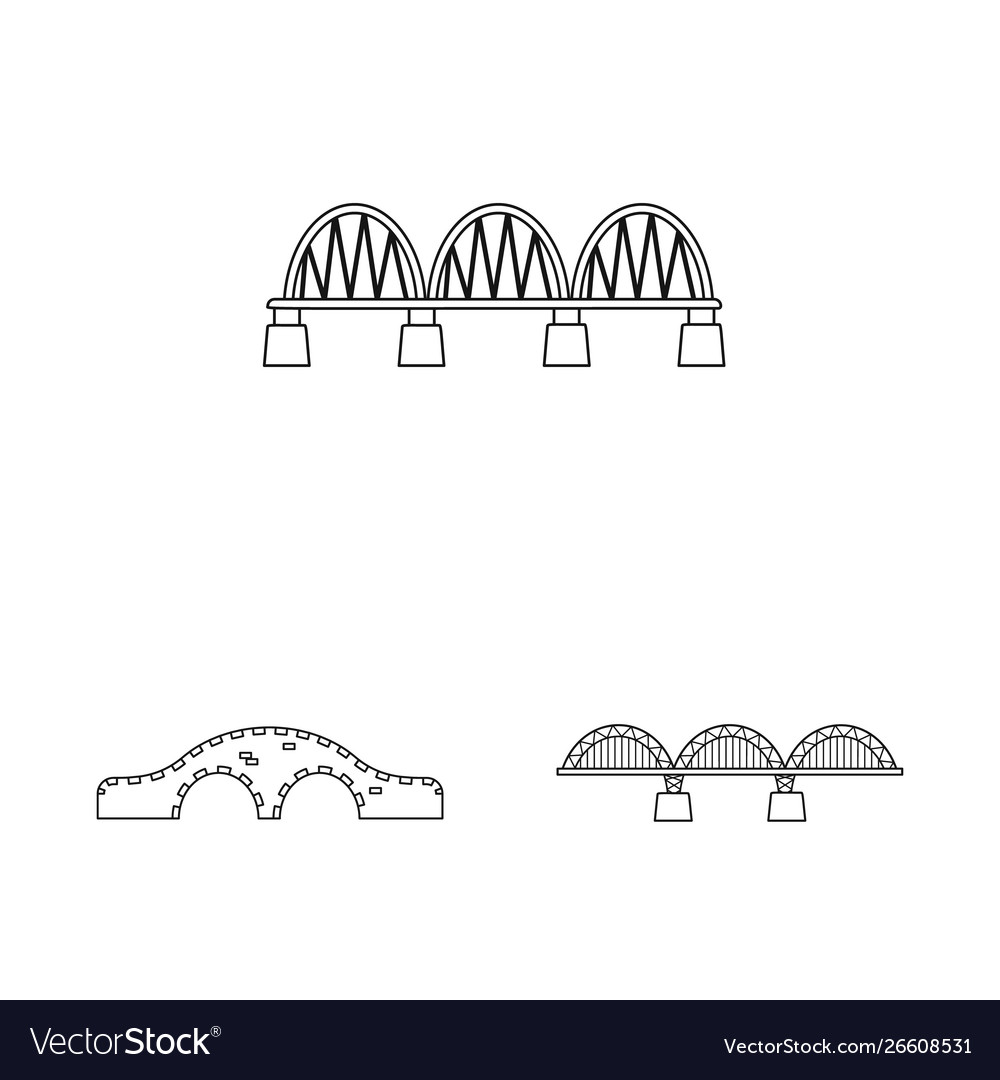Isolated object sight and connection symbol vector image Isolated object sight and connection symbol