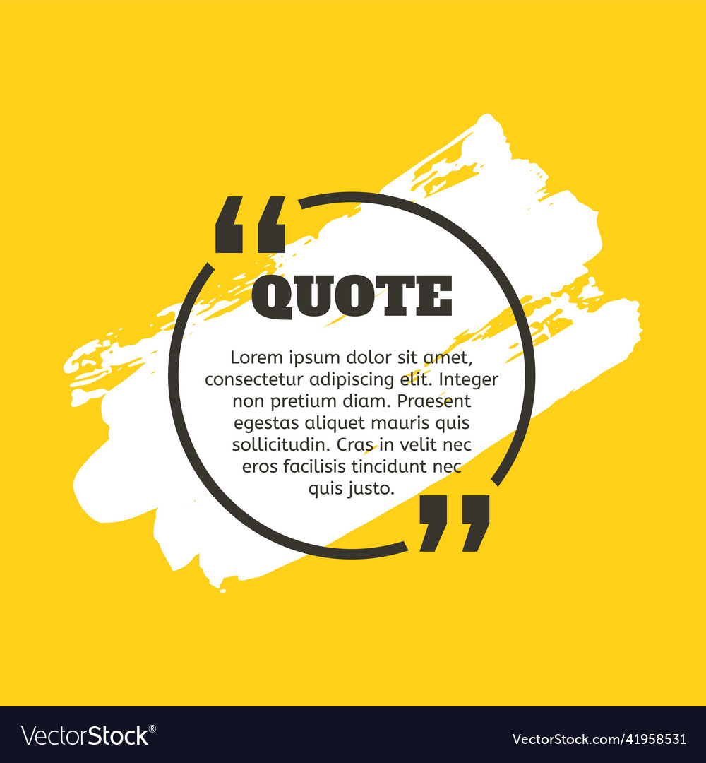 Quote box frames set textbox frame design Vector Image Quote box frames set textbox frame design