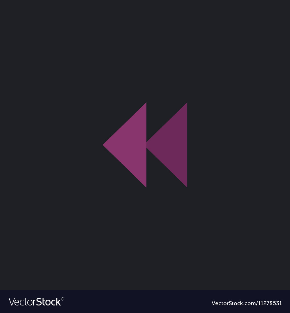 Rewind computer symbol