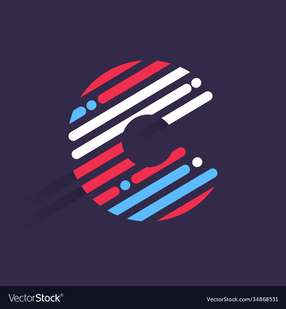 Speed C Logo - Dynamic Lines