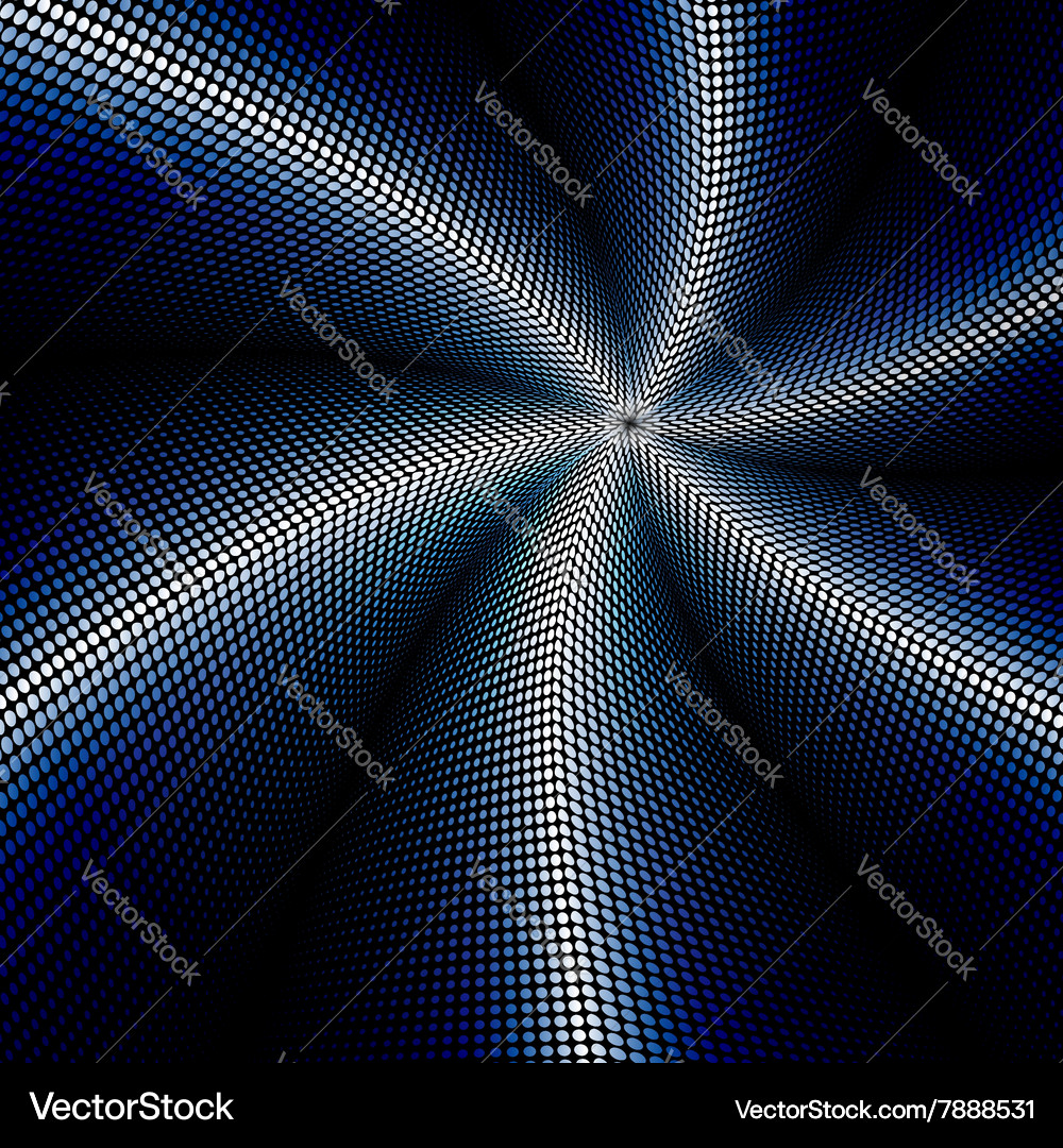 Wavy halftone abstract background Royalty Free Vector Image