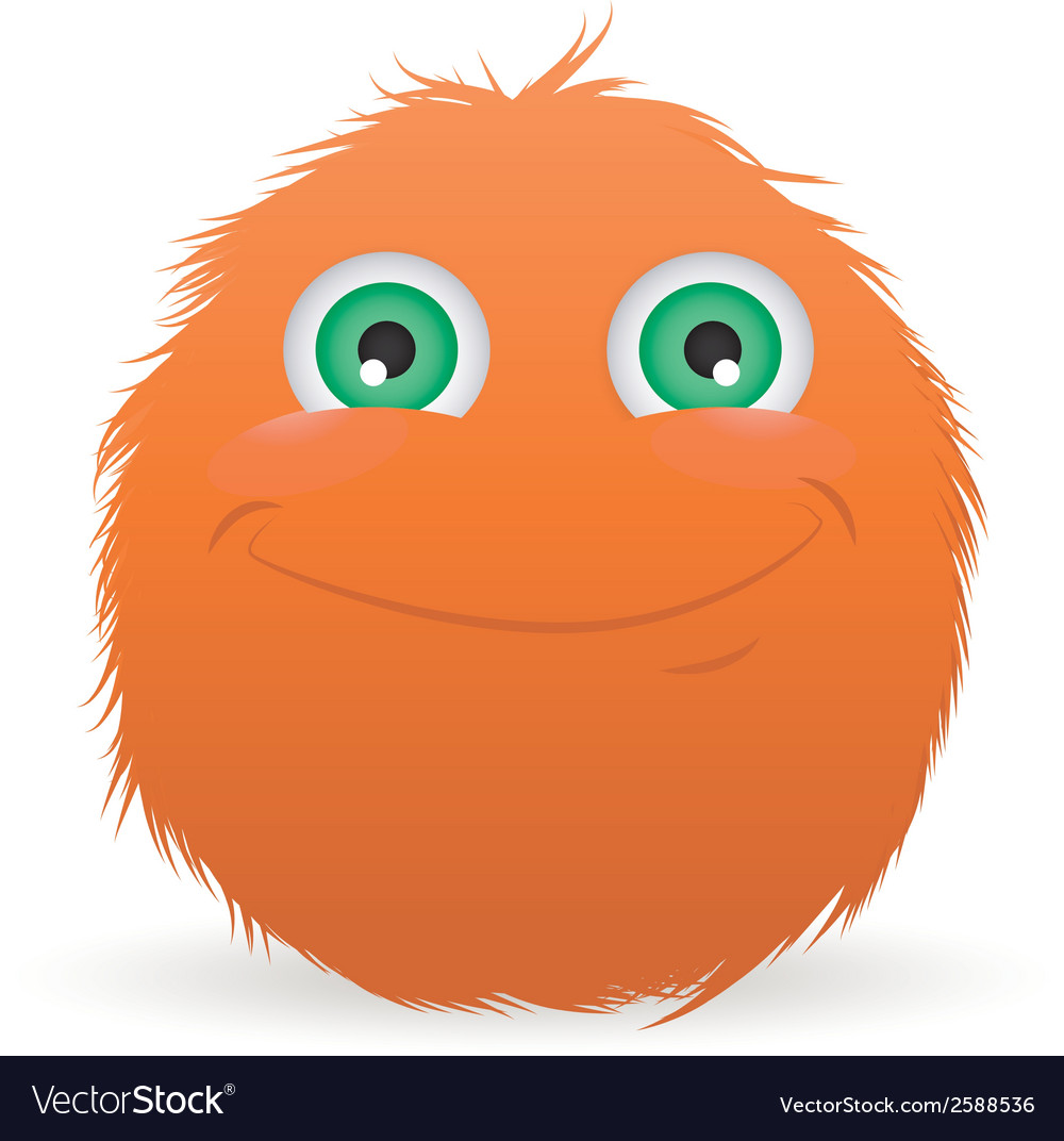 Abstract expression face on a white background