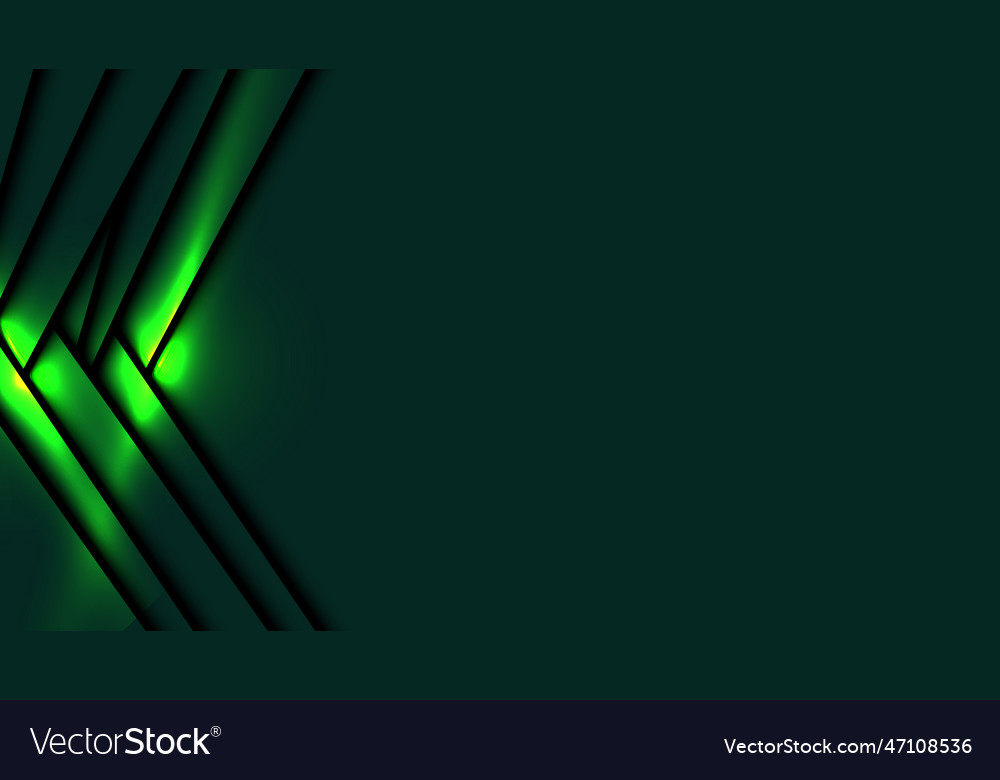 Abstract green stripes overlapping layer vector image Abstract green stripes overlapping layer