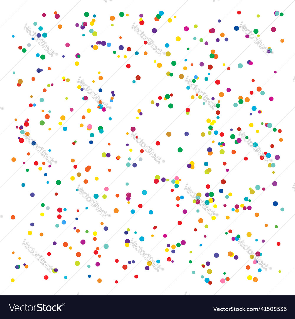 Colorful random diffuse circles dots pattern