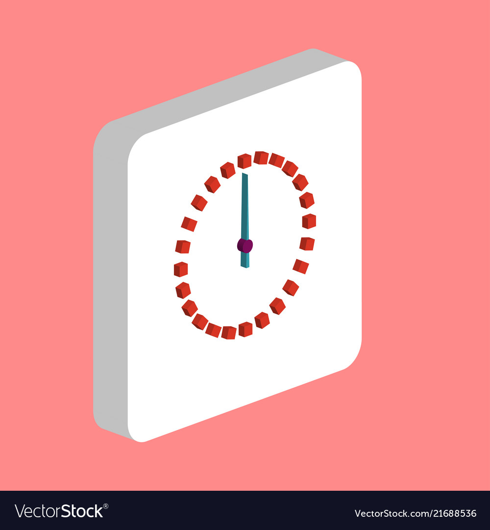 Dial clock time computer symbol