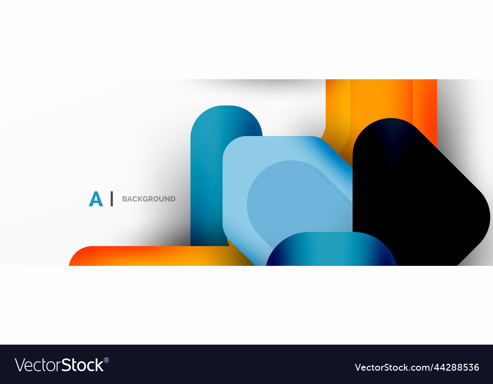 Minimal geometric abstract background colorful