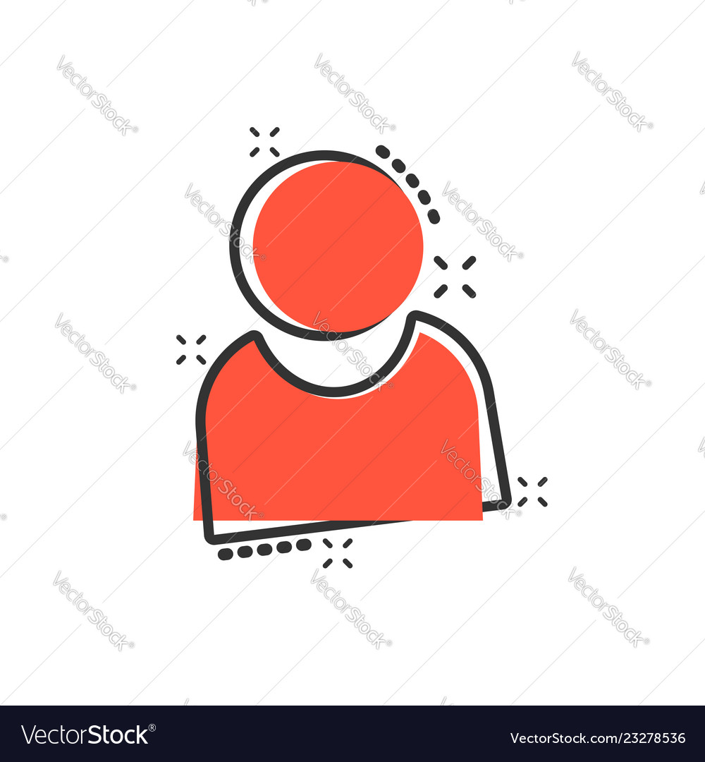 People communication icon in comic style