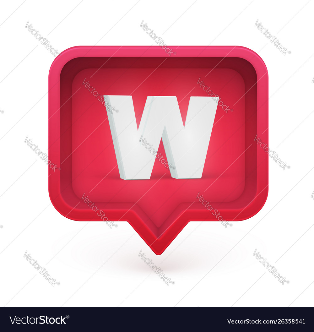 3d character in a speech bubble