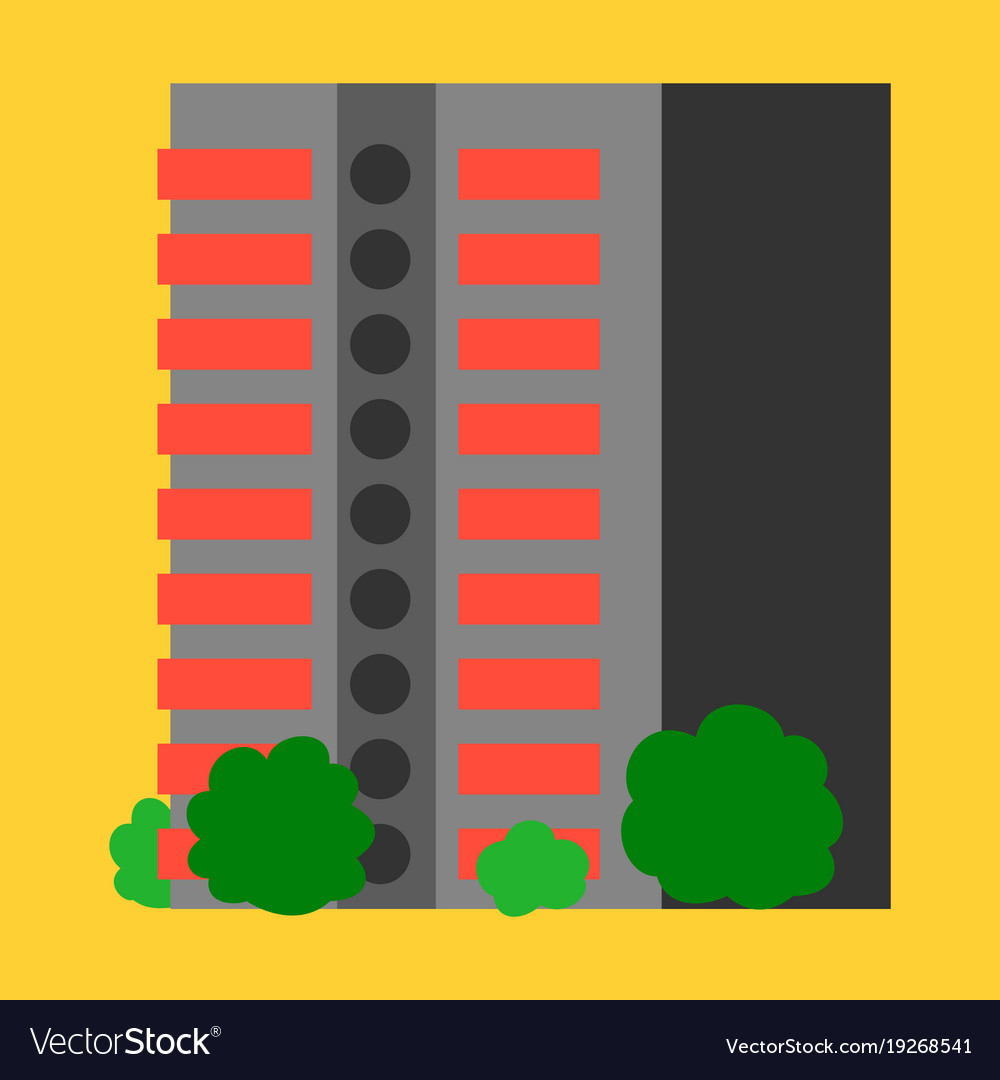 A modern multi-storey building with complex