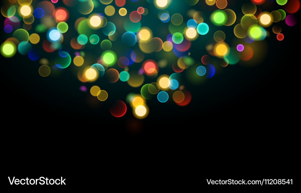 Abstract background with bokeh effect Royalty Free Vector