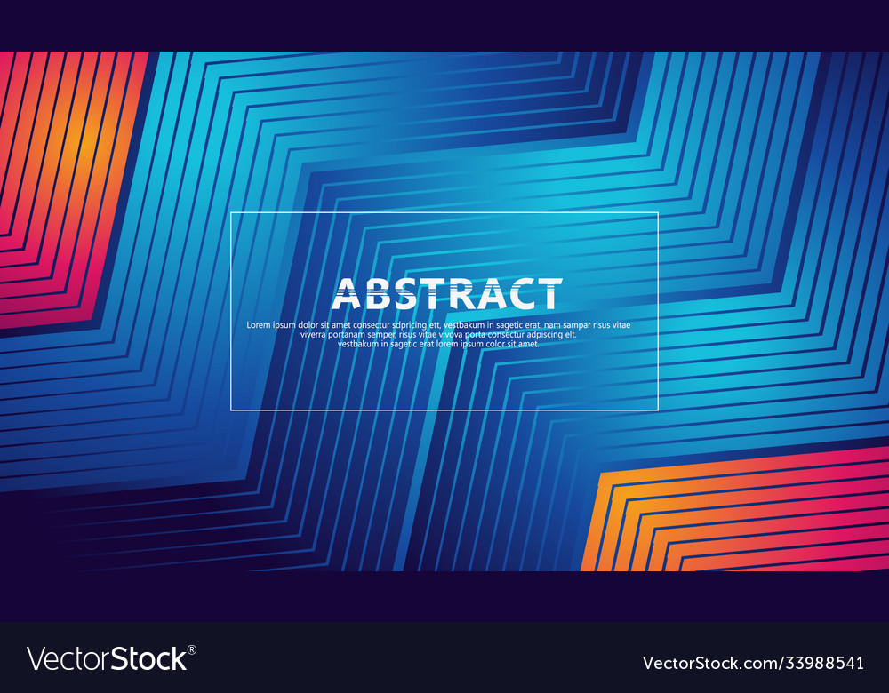 Abstract lines on triangle shape background vector image Abstract lines on triangle shape background