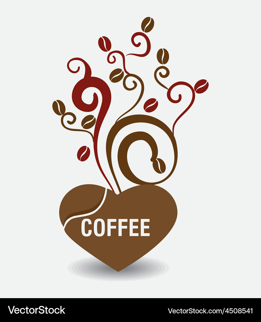 Coffee design Royalty Free Vector Image - VectorStock