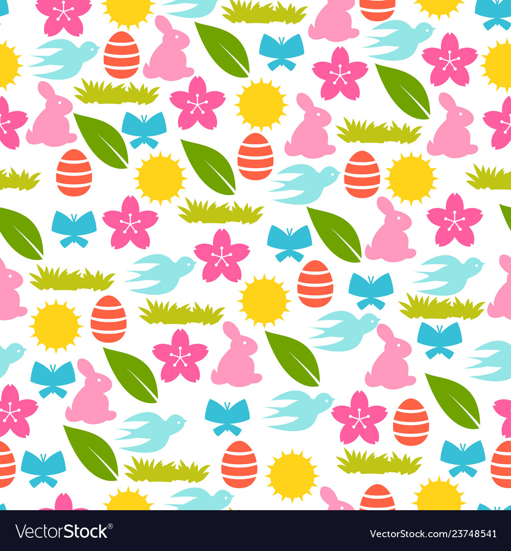 Easter Seamless Pattern - Spring Celebration