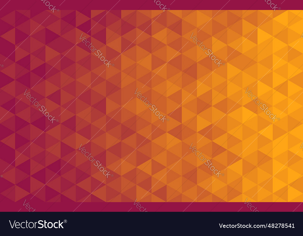 Orange Gradient Triangle Pattern