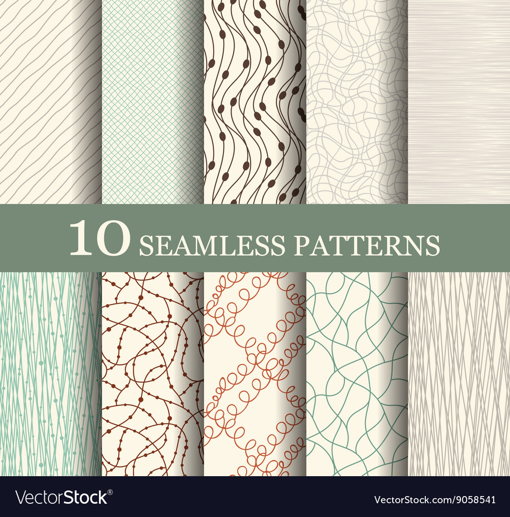 Seamless modern patterns