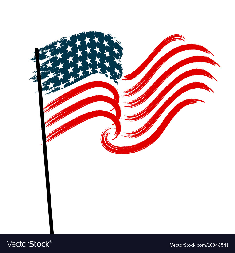 Stylized American Flag