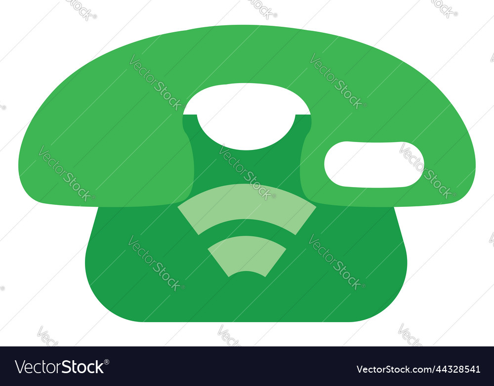 Telephone call on a white background