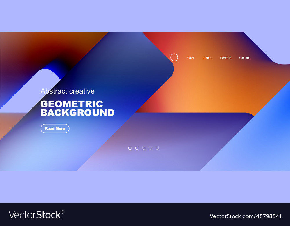 Triangles with fluid colors geometric abstract vector image Triangles with fluid colors geometric abstract