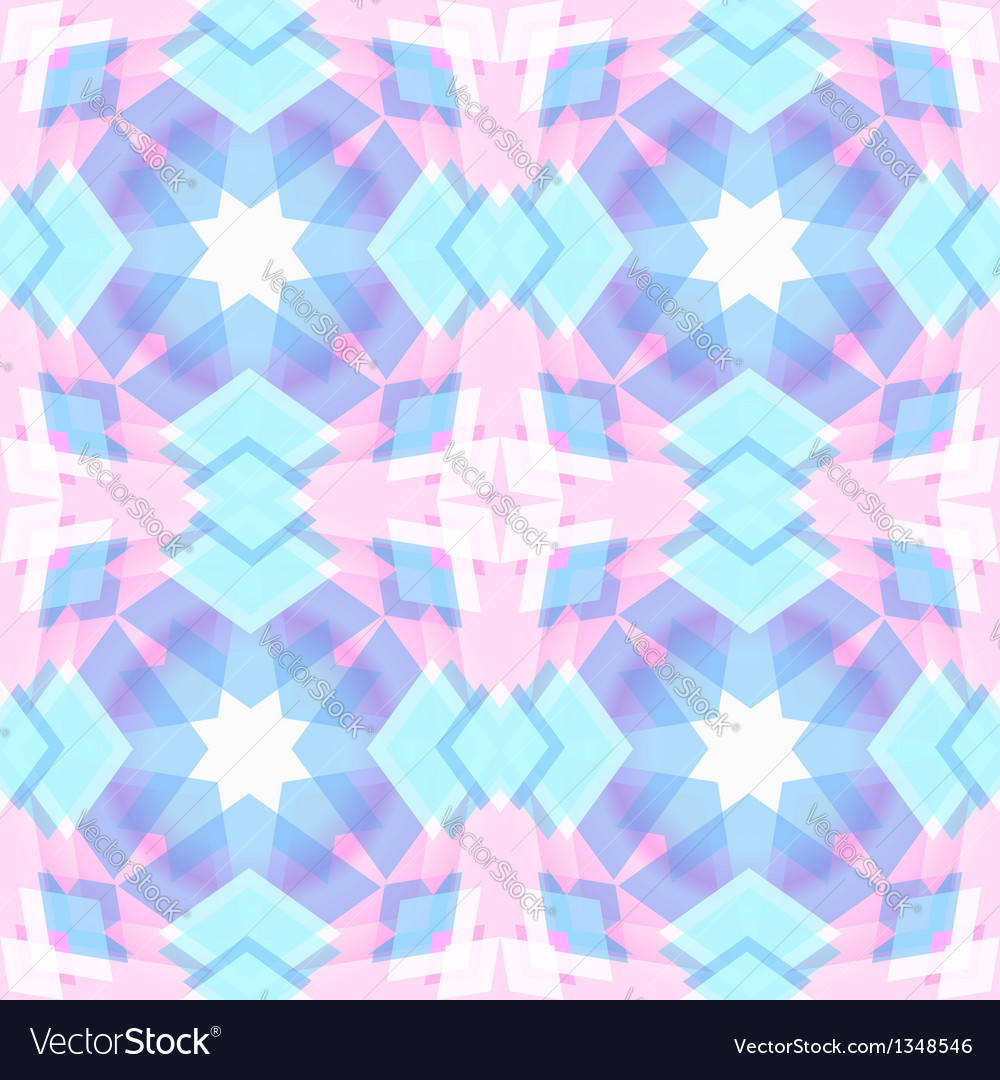 Abstract geometric snowflake star pattern
