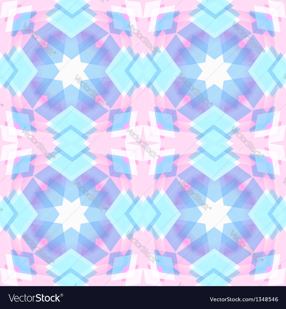 Abstract geometric snowflake star pattern