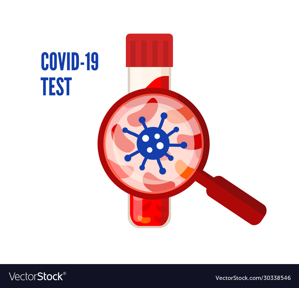 laboratory-conducts-a-blood-test-for-a-positive-vector-image